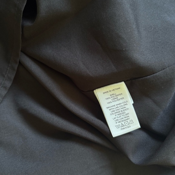 CeCe Black Tie Neck Sleeveless Dress Women’s Small Career Workwear - Picture 9 of 9